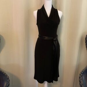ABS Allen Schwartz Black Midi Dress